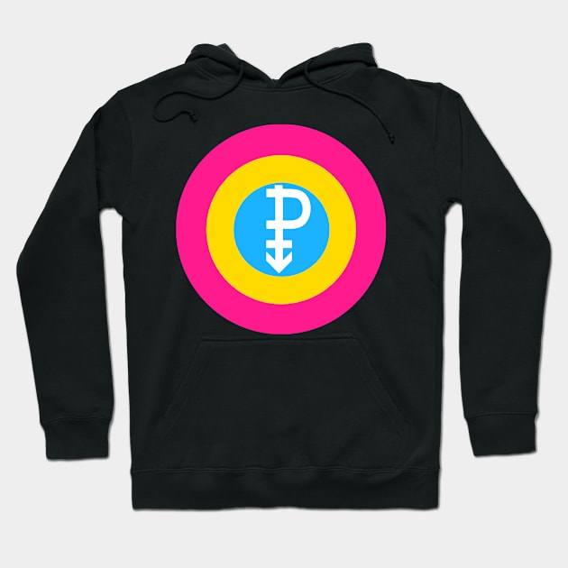 Pansexual Shield Hoodie by CaveofNerdom